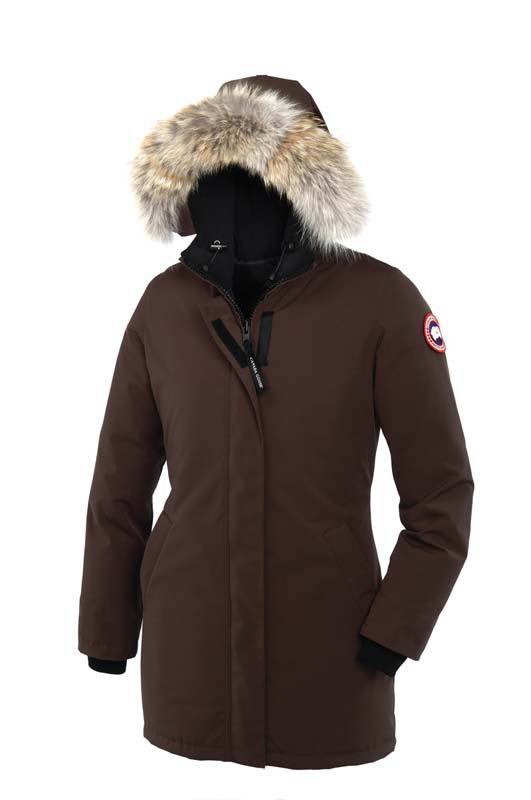 Brown Womens Canada Goose Victoria Parka online